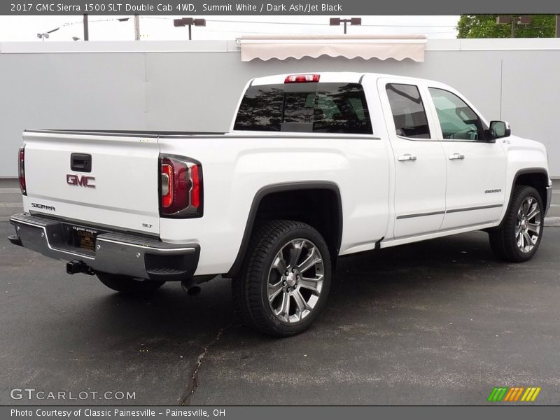 Summit White / Dark Ash/Jet Black 2017 GMC Sierra 1500 SLT Double Cab 4WD