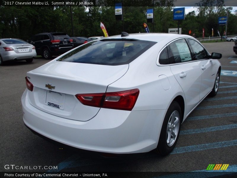 Summit White / Jet Black 2017 Chevrolet Malibu LS