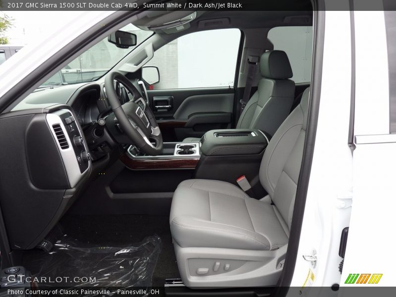  2017 Sierra 1500 SLT Double Cab 4WD Dark Ash/Jet Black Interior