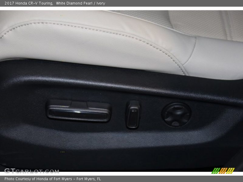 White Diamond Pearl / Ivory 2017 Honda CR-V Touring