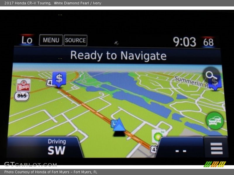 White Diamond Pearl / Ivory 2017 Honda CR-V Touring