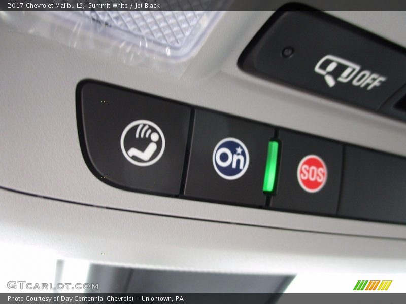 Summit White / Jet Black 2017 Chevrolet Malibu LS