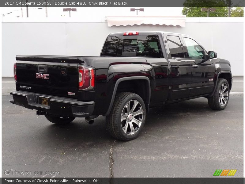 Onyx Black / Jet Black 2017 GMC Sierra 1500 SLT Double Cab 4WD