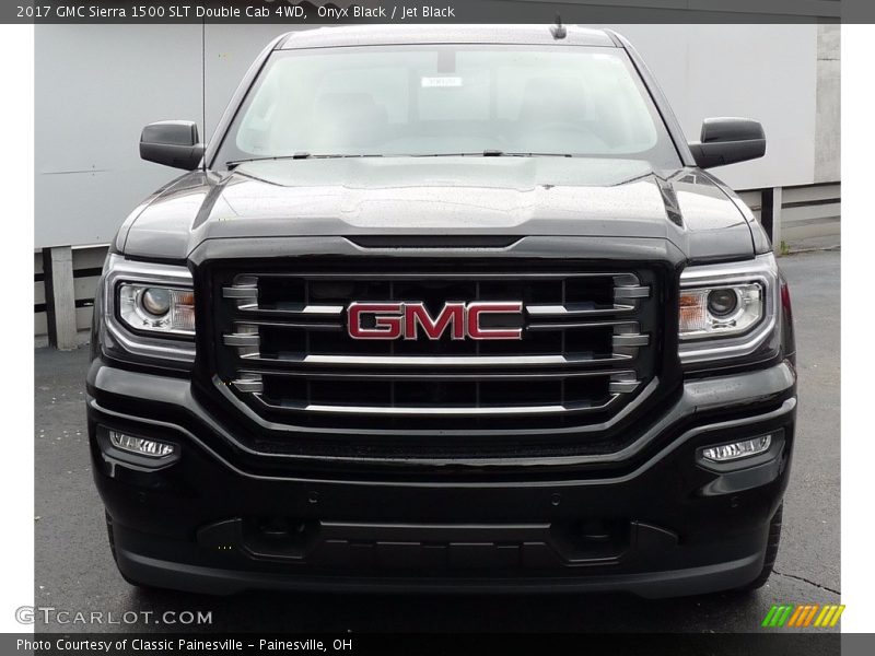 Onyx Black / Jet Black 2017 GMC Sierra 1500 SLT Double Cab 4WD