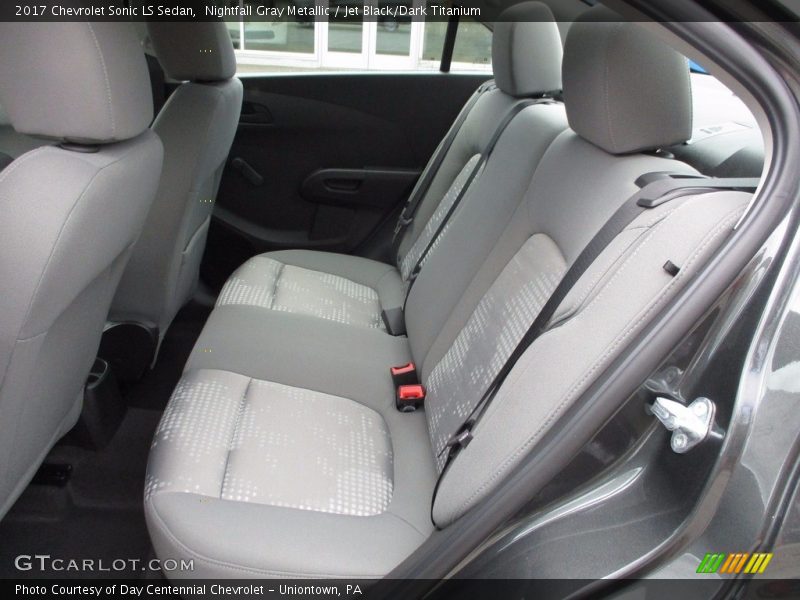 Nightfall Gray Metallic / Jet Black/Dark Titanium 2017 Chevrolet Sonic LS Sedan
