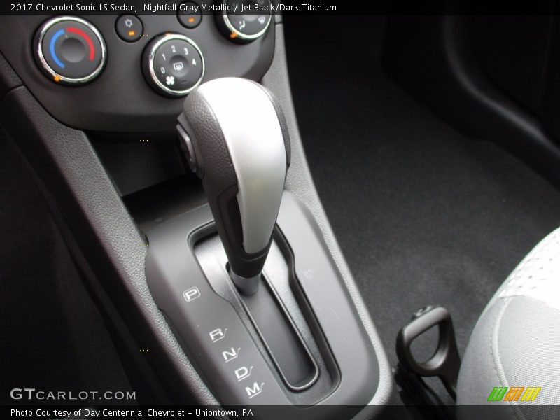 Nightfall Gray Metallic / Jet Black/Dark Titanium 2017 Chevrolet Sonic LS Sedan