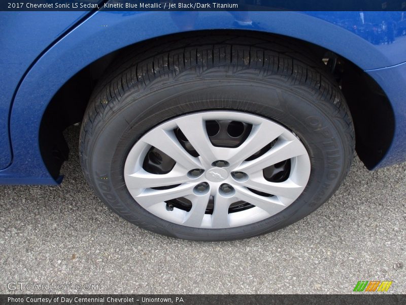 Kinetic Blue Metallic / Jet Black/Dark Titanium 2017 Chevrolet Sonic LS Sedan