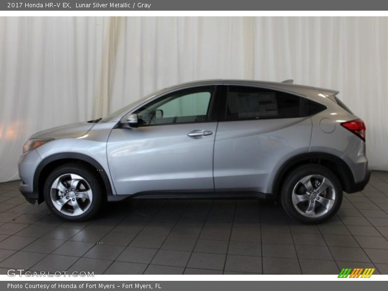 Lunar Silver Metallic / Gray 2017 Honda HR-V EX