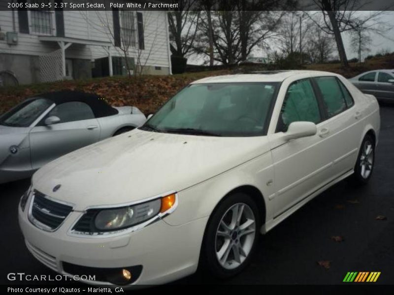 Polar White / Parchment 2006 Saab 9-5 2.3T Sport Sedan