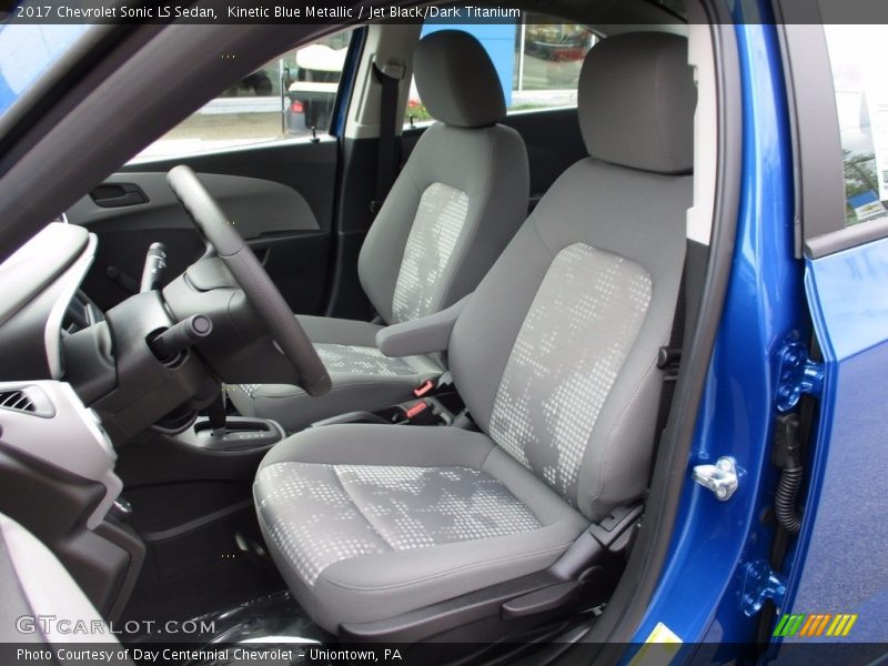 Kinetic Blue Metallic / Jet Black/Dark Titanium 2017 Chevrolet Sonic LS Sedan