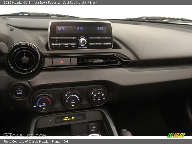 Controls of 2016 MX-5 Miata Sport Roadster