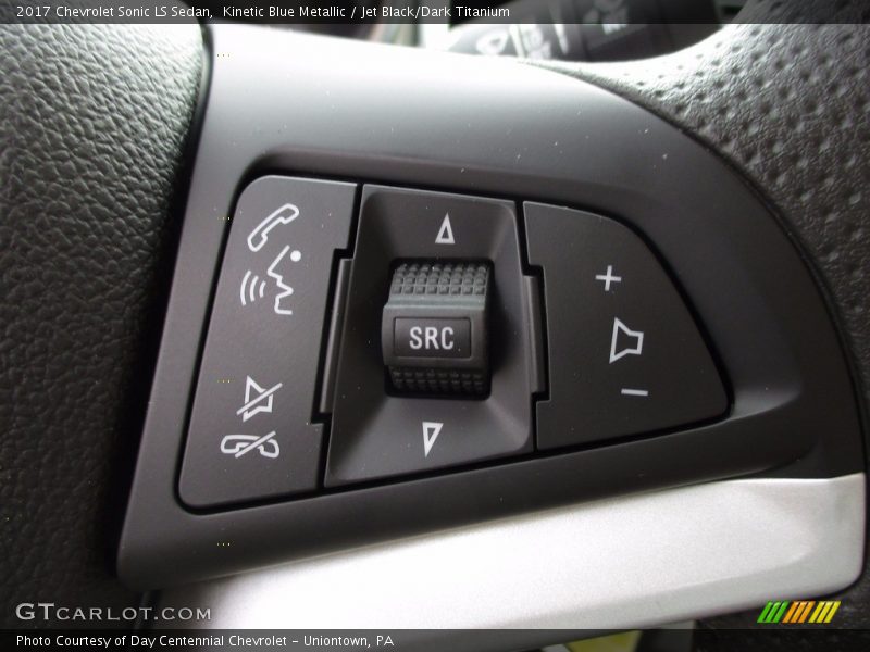 Kinetic Blue Metallic / Jet Black/Dark Titanium 2017 Chevrolet Sonic LS Sedan