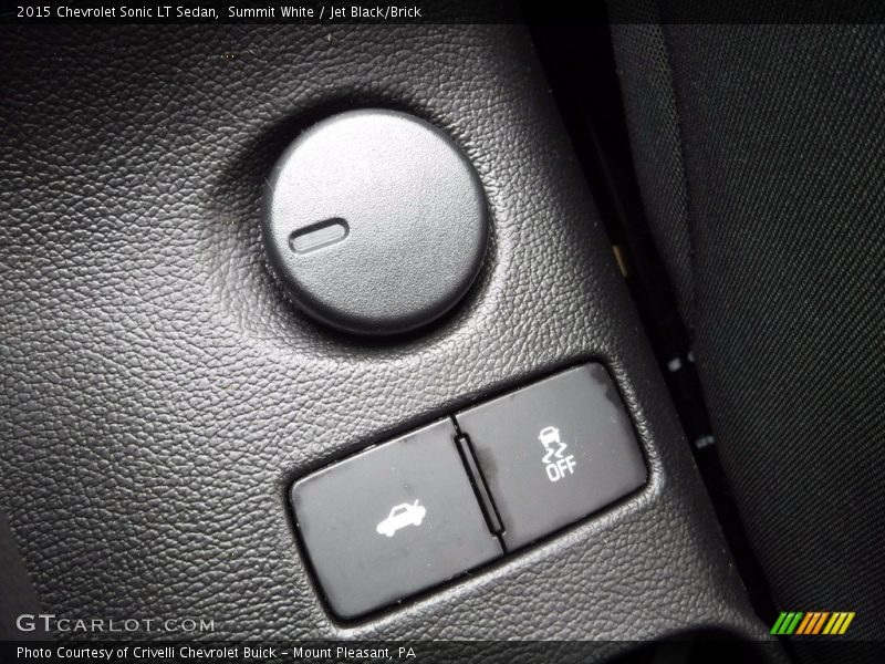 Summit White / Jet Black/Brick 2015 Chevrolet Sonic LT Sedan