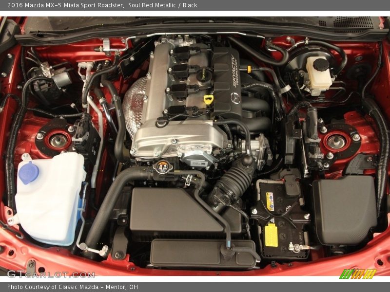  2016 MX-5 Miata Sport Roadster Engine - 2.0 Liter DOHC 16-Valve VVT SKYACTIV-G 4 Cylinder