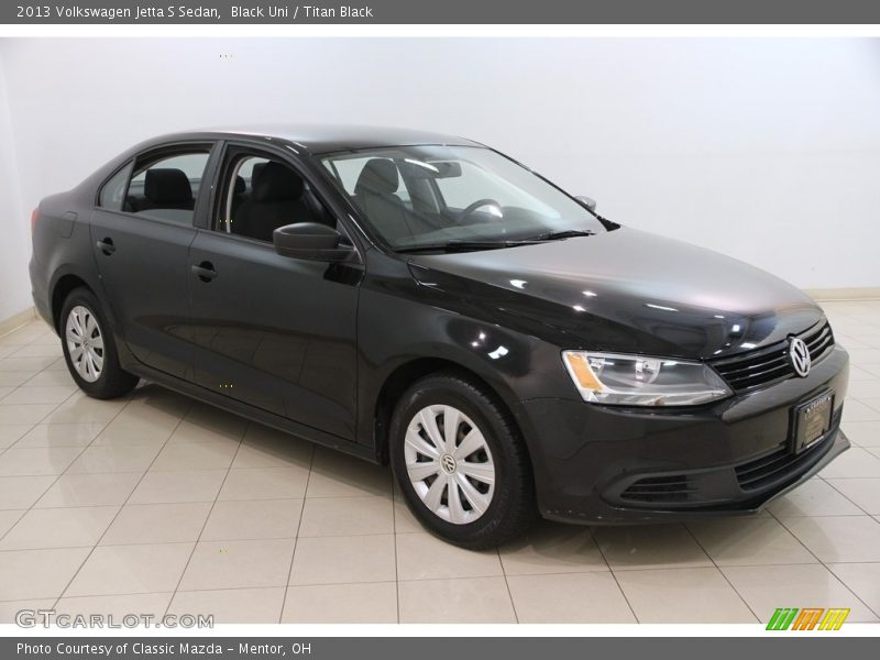 Black Uni / Titan Black 2013 Volkswagen Jetta S Sedan