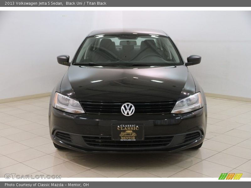 Black Uni / Titan Black 2013 Volkswagen Jetta S Sedan