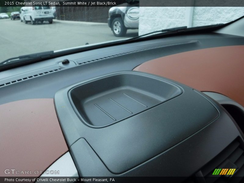 Summit White / Jet Black/Brick 2015 Chevrolet Sonic LT Sedan