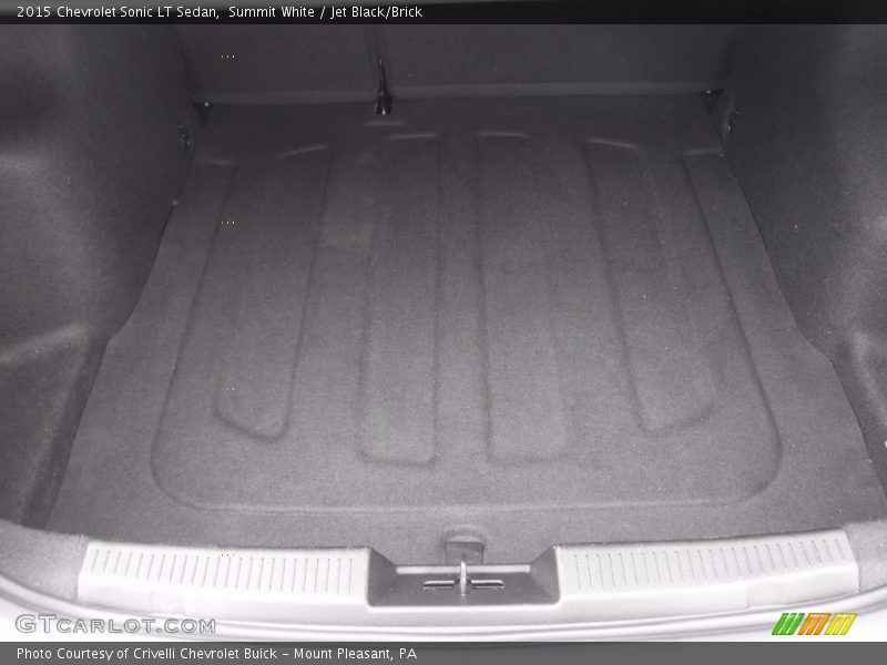 Summit White / Jet Black/Brick 2015 Chevrolet Sonic LT Sedan