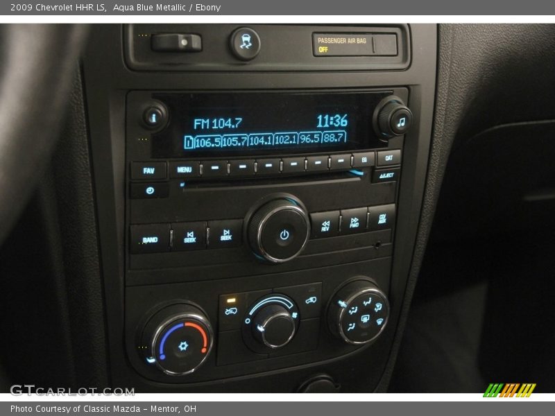 Aqua Blue Metallic / Ebony 2009 Chevrolet HHR LS
