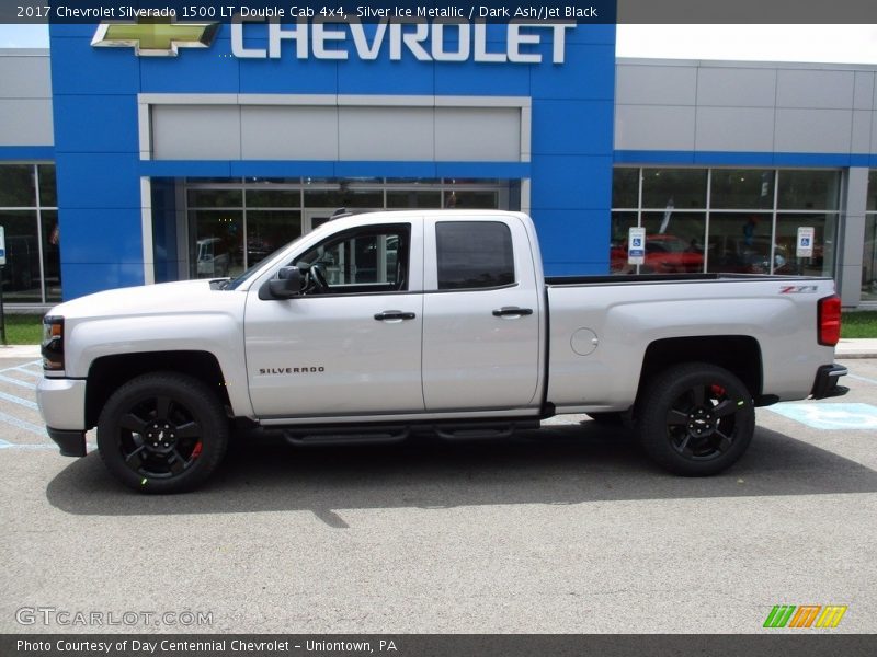 Silver Ice Metallic / Dark Ash/Jet Black 2017 Chevrolet Silverado 1500 LT Double Cab 4x4