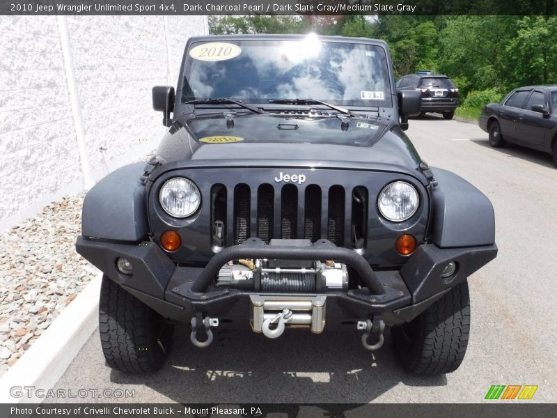 Dark Charcoal Pearl / Dark Slate Gray/Medium Slate Gray 2010 Jeep Wrangler Unlimited Sport 4x4