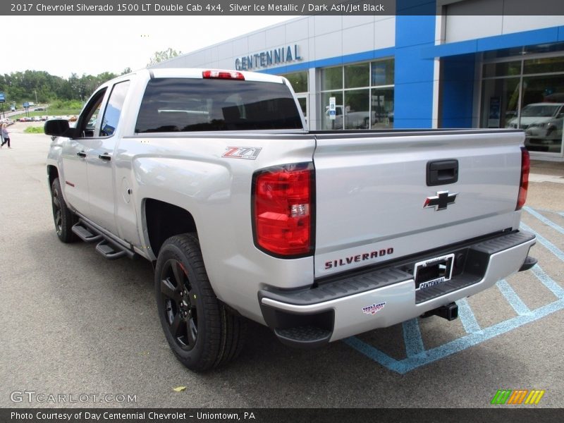 Silver Ice Metallic / Dark Ash/Jet Black 2017 Chevrolet Silverado 1500 LT Double Cab 4x4