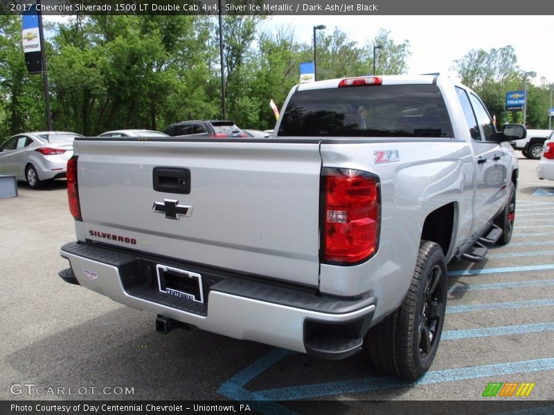 Silver Ice Metallic / Dark Ash/Jet Black 2017 Chevrolet Silverado 1500 LT Double Cab 4x4