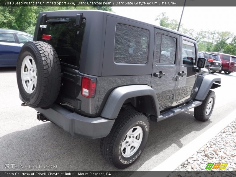 Dark Charcoal Pearl / Dark Slate Gray/Medium Slate Gray 2010 Jeep Wrangler Unlimited Sport 4x4