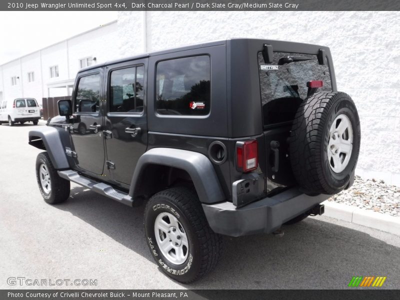 Dark Charcoal Pearl / Dark Slate Gray/Medium Slate Gray 2010 Jeep Wrangler Unlimited Sport 4x4
