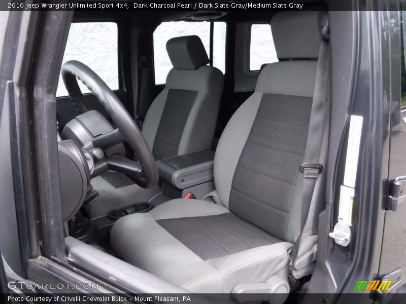 Dark Charcoal Pearl / Dark Slate Gray/Medium Slate Gray 2010 Jeep Wrangler Unlimited Sport 4x4