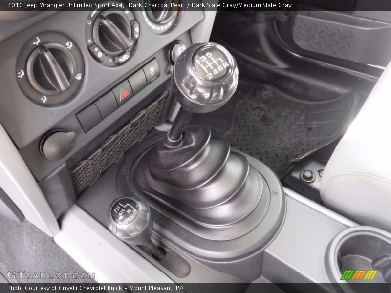 Dark Charcoal Pearl / Dark Slate Gray/Medium Slate Gray 2010 Jeep Wrangler Unlimited Sport 4x4