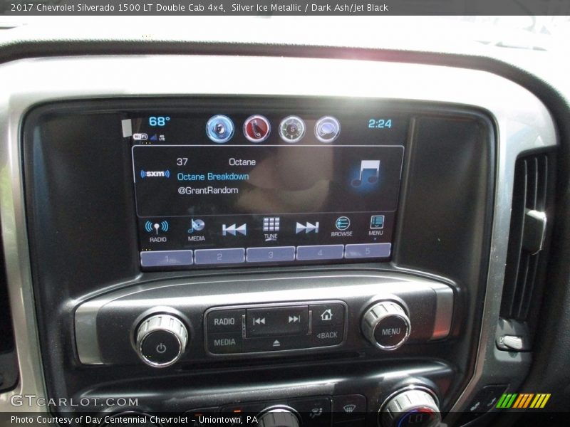 Silver Ice Metallic / Dark Ash/Jet Black 2017 Chevrolet Silverado 1500 LT Double Cab 4x4
