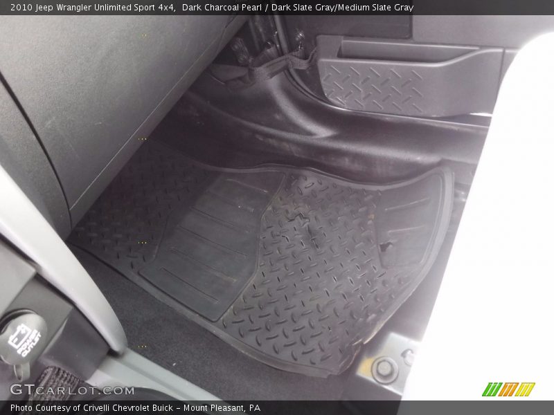 Dark Charcoal Pearl / Dark Slate Gray/Medium Slate Gray 2010 Jeep Wrangler Unlimited Sport 4x4