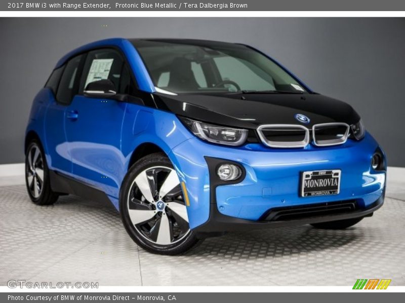 Protonic Blue Metallic / Tera Dalbergia Brown 2017 BMW i3 with Range Extender