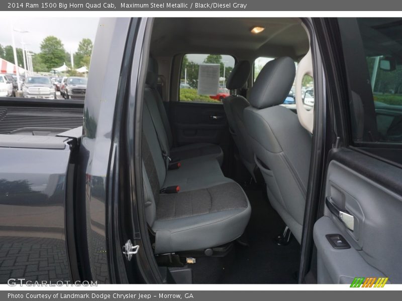 Maximum Steel Metallic / Black/Diesel Gray 2014 Ram 1500 Big Horn Quad Cab