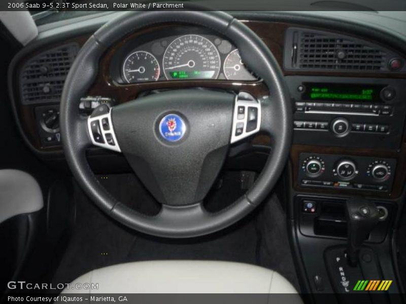 Polar White / Parchment 2006 Saab 9-5 2.3T Sport Sedan