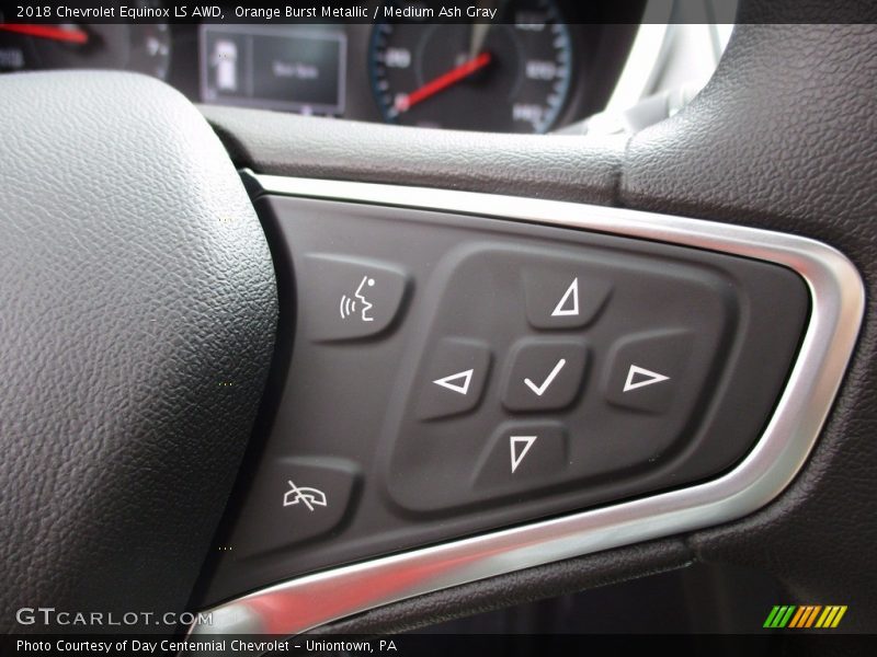 Orange Burst Metallic / Medium Ash Gray 2018 Chevrolet Equinox LS AWD