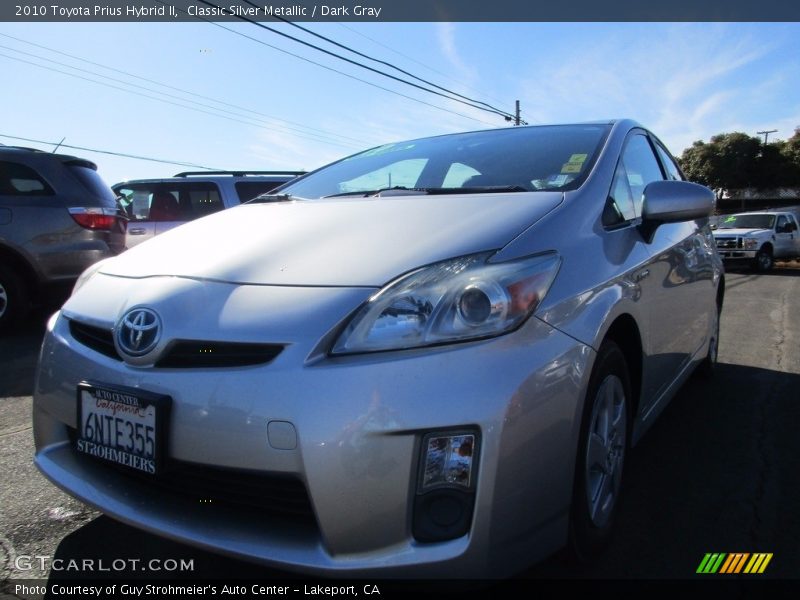 Classic Silver Metallic / Dark Gray 2010 Toyota Prius Hybrid II