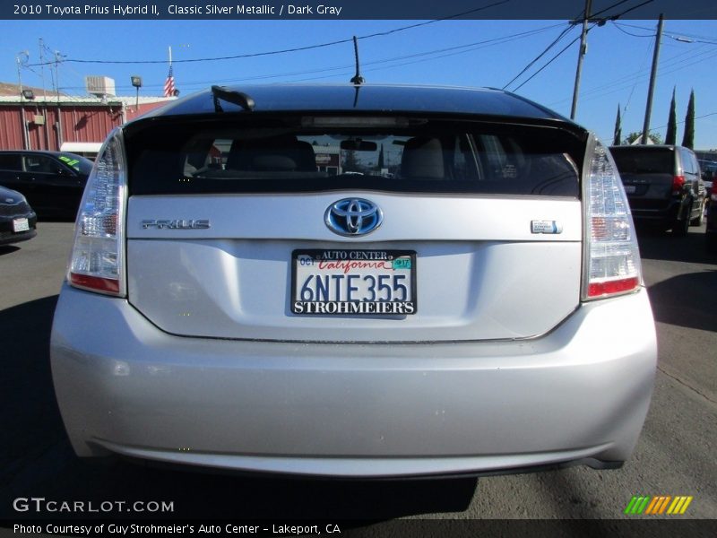 Classic Silver Metallic / Dark Gray 2010 Toyota Prius Hybrid II