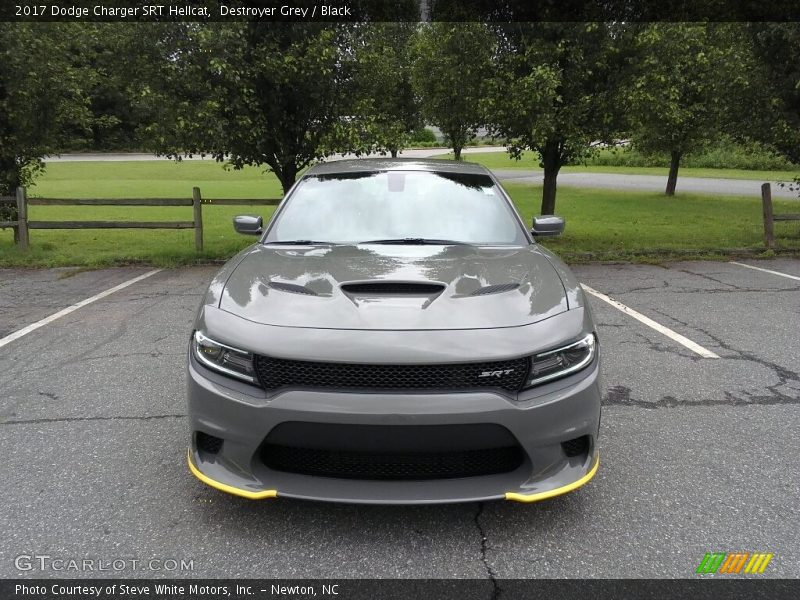 Destroyer Grey / Black 2017 Dodge Charger SRT Hellcat