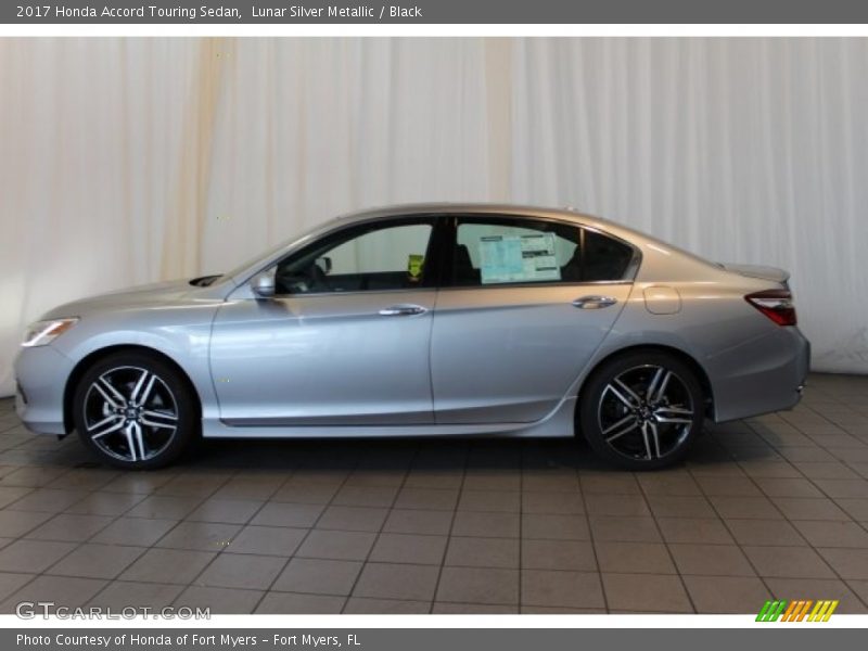 Lunar Silver Metallic / Black 2017 Honda Accord Touring Sedan