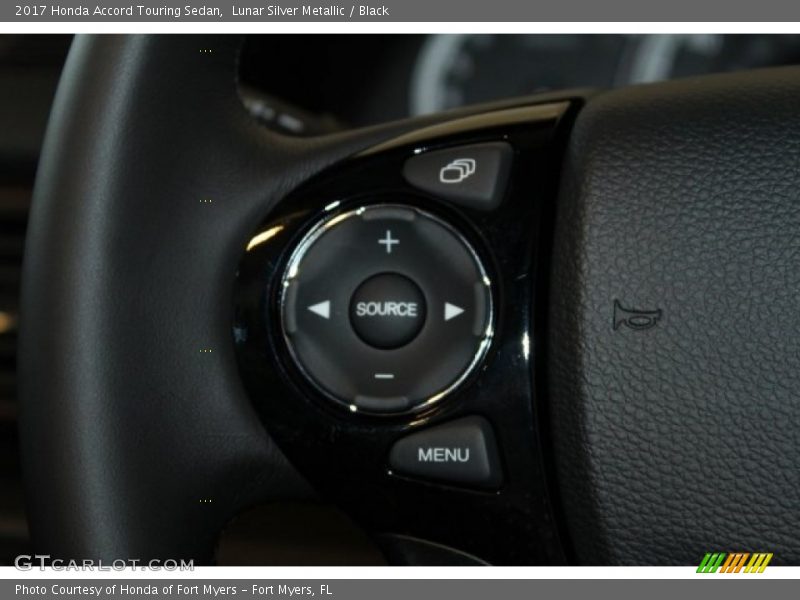 Lunar Silver Metallic / Black 2017 Honda Accord Touring Sedan