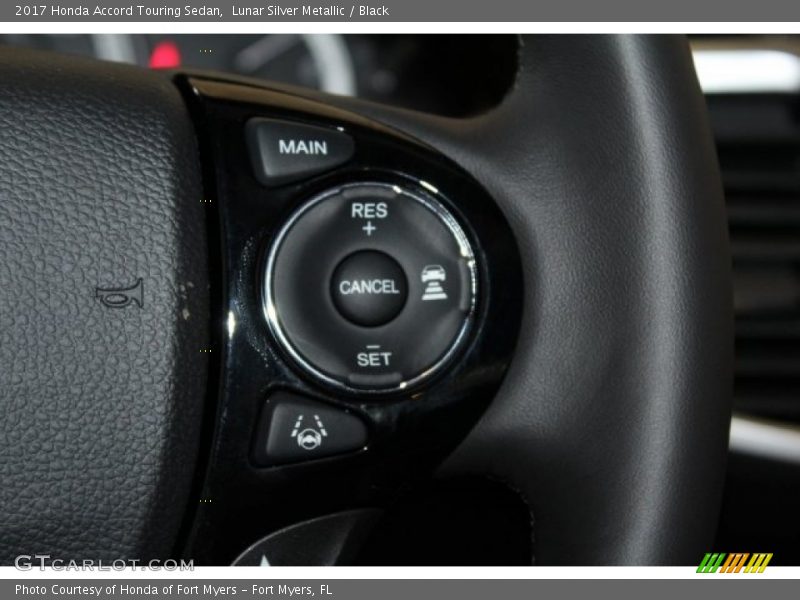 Lunar Silver Metallic / Black 2017 Honda Accord Touring Sedan