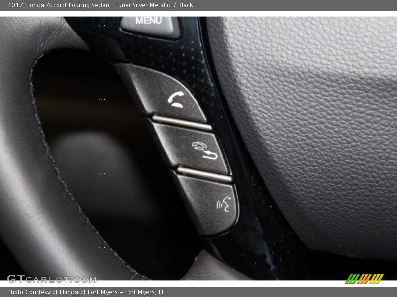 Lunar Silver Metallic / Black 2017 Honda Accord Touring Sedan