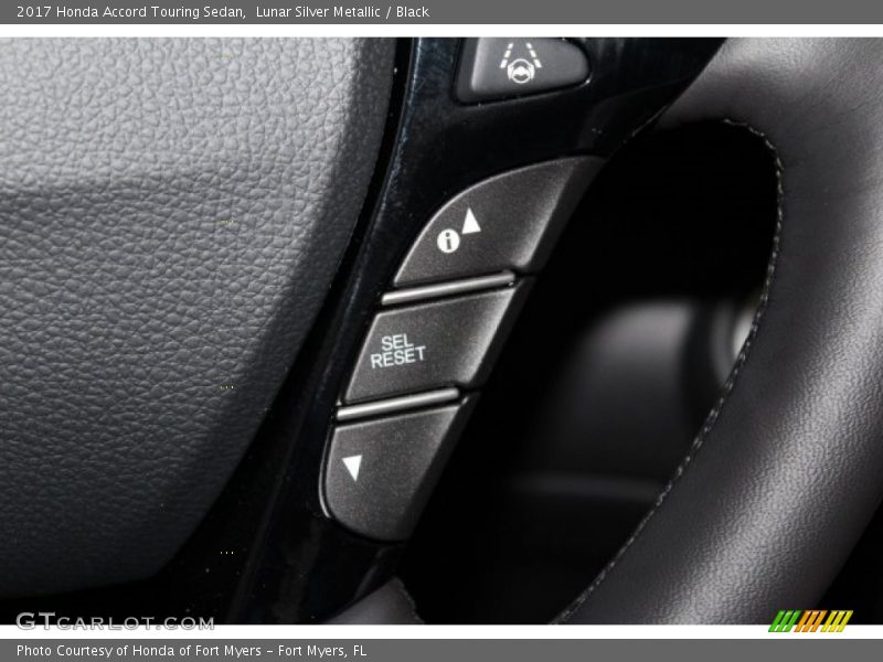 Lunar Silver Metallic / Black 2017 Honda Accord Touring Sedan