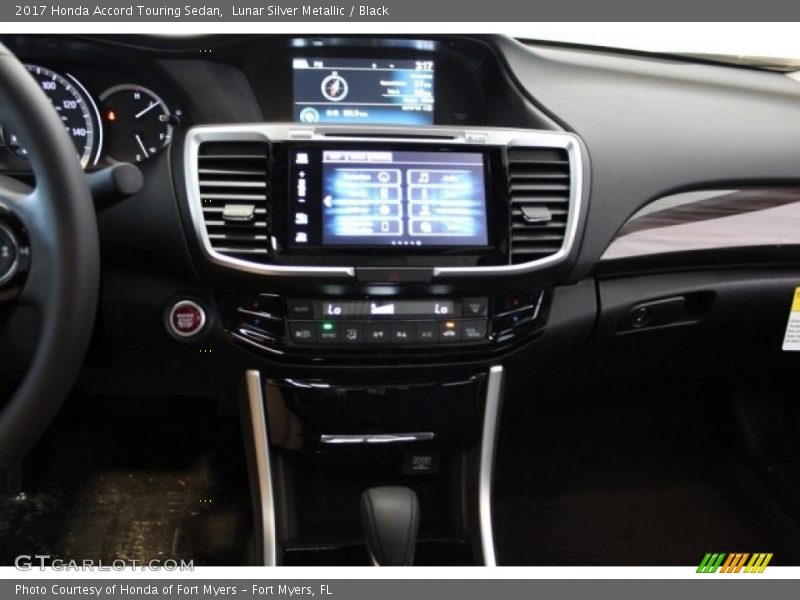 Lunar Silver Metallic / Black 2017 Honda Accord Touring Sedan