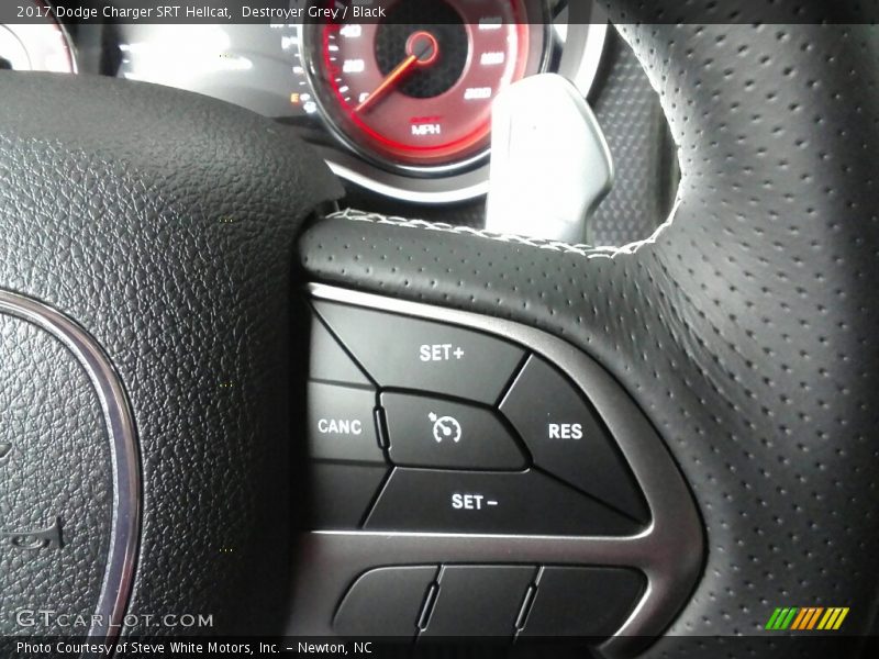 Destroyer Grey / Black 2017 Dodge Charger SRT Hellcat