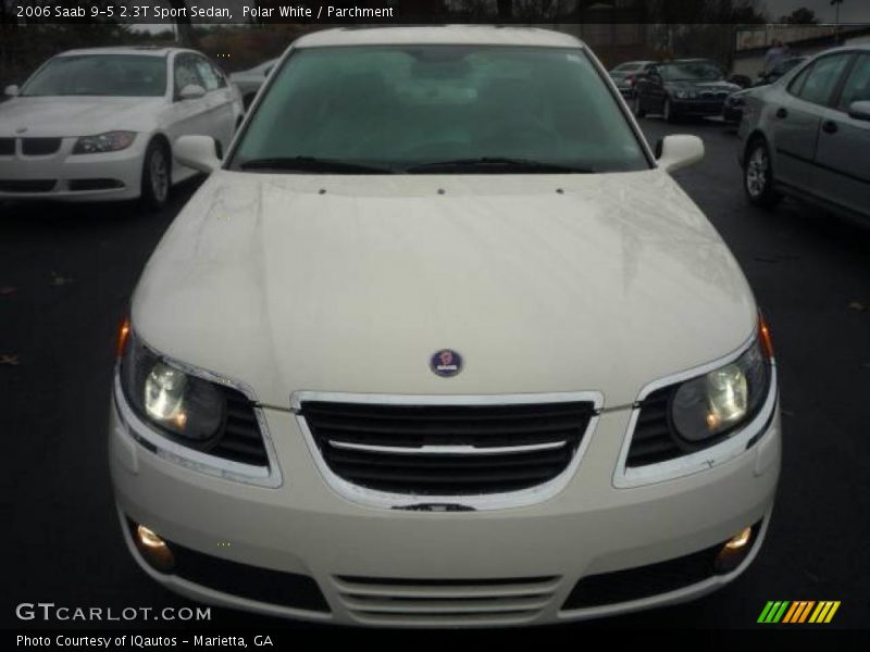Polar White / Parchment 2006 Saab 9-5 2.3T Sport Sedan