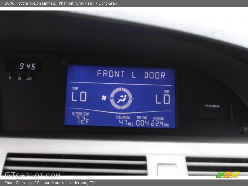 Phantom Gray Pearl / Light Gray 2006 Toyota Avalon Limited