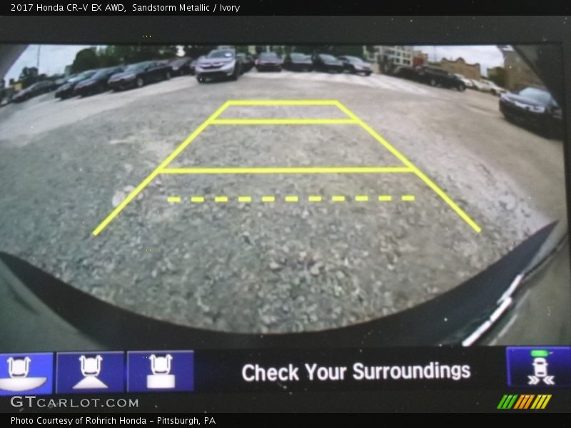 Sandstorm Metallic / Ivory 2017 Honda CR-V EX AWD